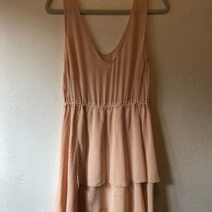 Wilfred Peach Dress with Layering Details